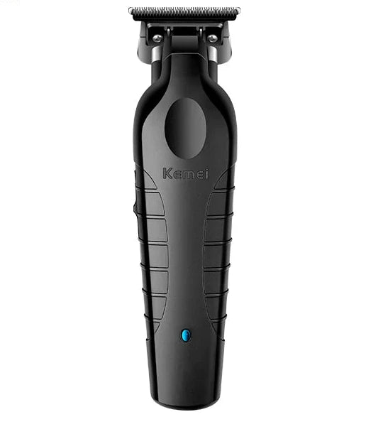 Cortadora de pelo inalámbrica para hombre Kemei, recortadora recargable con huecos cero USB, cortapelos eléctricas, accesorios de hoja original, KM-2299