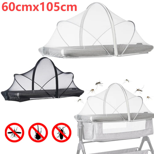 Baby Mosquito Net Tent Breathable Folding Crib Cover Bassinet Mosquito Net Cover for Travel Crib/Playpen